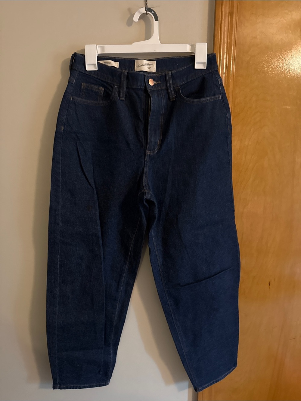 Universal Thread Dark Blue Relaxed High-Rise Jeans